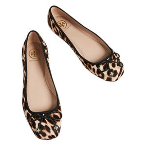NEW Tory Burch Laila Calfhair Driver Ballet Flat